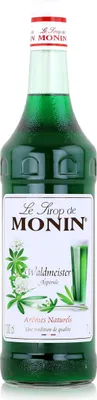 Produktbild von Monin Sirup Waldmeister 1L - Cocktails Milchshakes Kaffeesirup (1er Pack)
