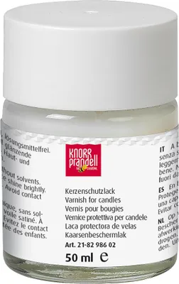 Obrázok produktu pre 4XKNORR prandell 218298602 Kerzenschutzlack50ml