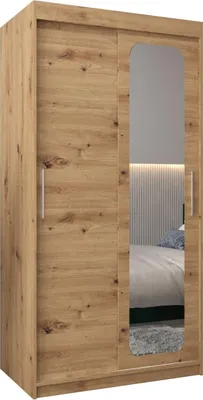 Produktbild von MEBLE KRYSPOL Promo 2100 Schlafzimmerschrank zwei Schiebetüren - Artisan