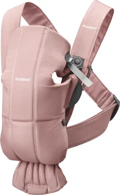 Produktbild von BabyBjorn BabyBjörn Mini Woven -kantoreppu, dusty pink