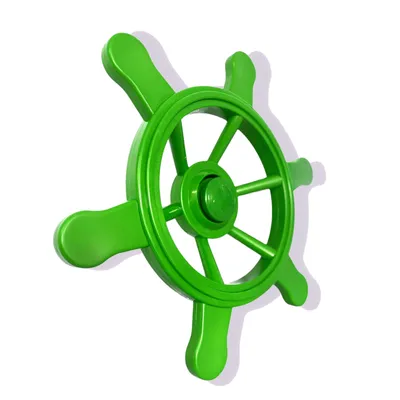 Produktbild von Piratenlenkrad apfelgrün 34 cm aus HDPE für Spielturm & Kletterturm