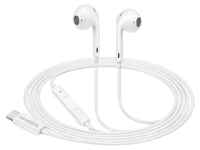 Immagine prodotto di Mayaxess, cuffie USB-C con microfono per Galaxy S20, bianco