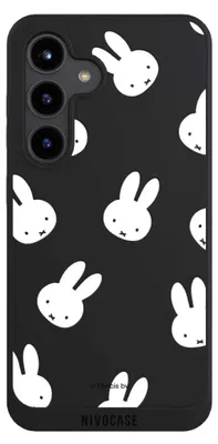 Produktbild von NIVOCASE Handyhülle für Samsung Galaxy S24  Hülle NIVOpure Case Schwarz Muster transparent Miffy