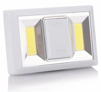 Produktbild von Led Klebe-Leuchte Batteriebetrieb Magnet-Halter Lampe Nachtlicht Wandleuchte