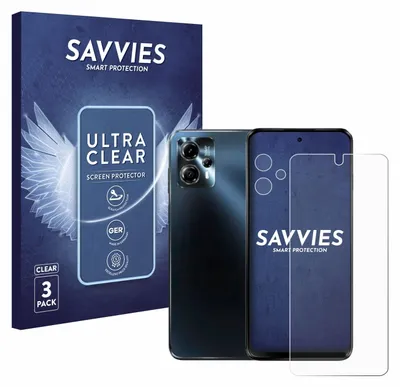 A product shot showing the packaging for screen protectors and a smartphone with a screen protector applied.