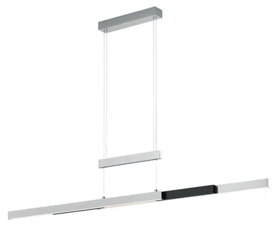 Zdjęcie produktu dla Żyrandol LED TRAJAN szaro-biały 45W Odcienie bieli 5300lm metal wym:150x150,5x6cm IP20 Trio