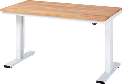 Produktbild von RAU Werktisch 1500x800x720-1120mm elektrisch B-Platte 25mm l.gr