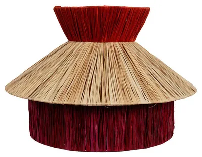 Imagen del producto de Pantalla para lámpara Lina, diámetro 40 cm - Lila/Beige
