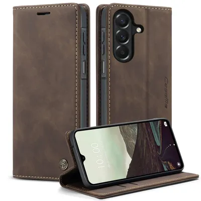 Produktbild von Samsung Galaxy A27 Hülle - CaseMe 013 Klapphülle - Dunkelbraun
