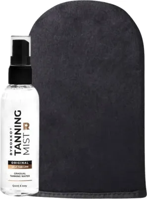 Produktbild von Byrokko Tanning Mist Selbstbräunungsnebel + Handschuh