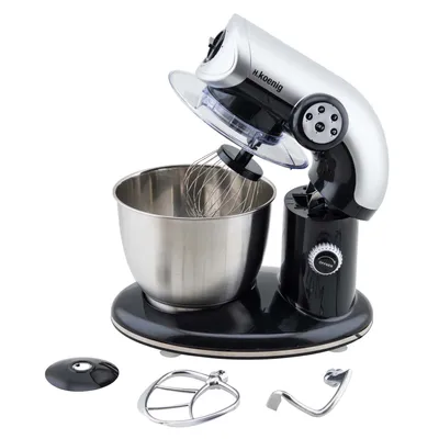 Produktbild von H.Koenig KM 80 S KÃ1/4chenmaschine, Kunststoffgehäuse, 1000 Watt, 5 l Behälter, 4 Geschwindigkeiten