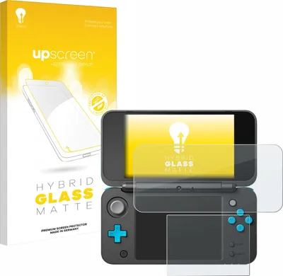 Produktbild von upscreen Entspiegelungs Schutzglas für New Nintendo 2DS XL Schutzfolie Panzer Folie Glas Display Schutz matt