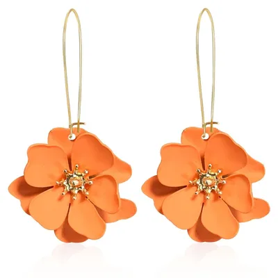 Image de Boucles d'oreilles grandes, pour femmes et filles