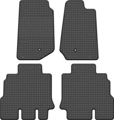 Obrázek produktu pro Gumové vaničkové autokoberce pro: Jeep Wrangler JK III 2007-2018 – 4 ks, černá, na míru