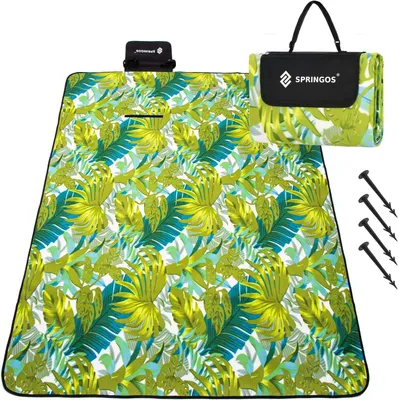 Imagen del producto de Manta para picnic, impermeable, de 200 x 200 cm, para uso en exteriores