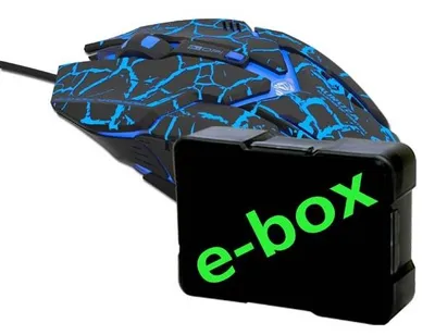 Obrázek produktu pro E-blue Auroza, Optický, USB Typ-A, 4000 DPI, 4500 fps, Černá