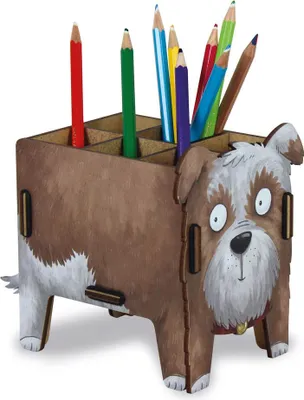 Produktbild von Werkhaus Vierbeiner Stiftebox Streuner Hund