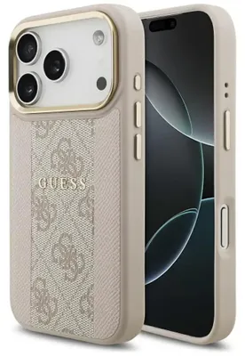 Produktbild von Guess 4G Streifen Magsafe Fall für Iphone 17 Pro Rosa