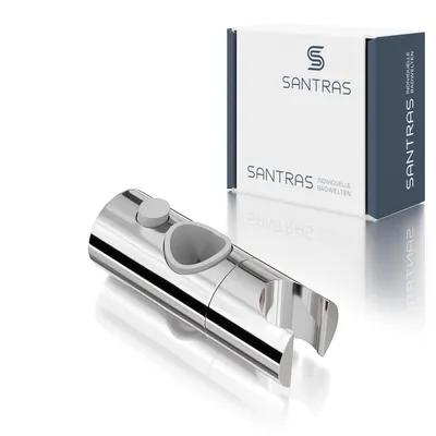 Produktbild von SANTRAS® Halterung für Wandstange in Ø 25 mm - Gleiter für Handbrause in Chrom