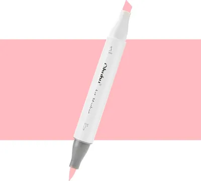 Produktbild von Lihová Fixierstift OHUHU, beidseitiger Stift mit Pinsel und Feingriff, Farbe: Schokoladenrosa, Modell: R050