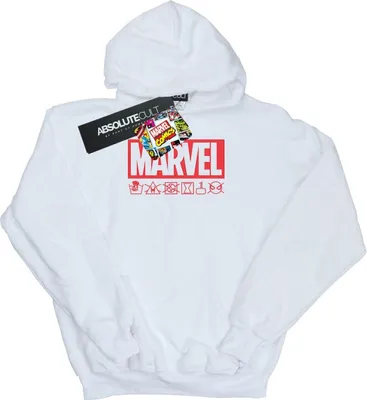 Produktbild von Marvel - "Wash Care" Kapuzenpullover für Herren BI14067 (S) (Weiß)