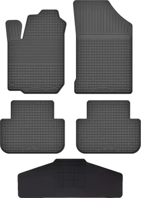 Produktbild von Gummi Fußmatten Set Für: Peugeot 508 I (2010-2018) Gummimatten Schwarz