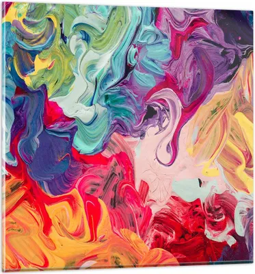 Produktbild von Bilder auf glas - Abstraktion modern - 60x60cm - Glasbilder - Wandbilder - Kunstdruck - zum Aufhängen bereit - Wanddekoration aus Glas - Glas Bilder - Wandbild auf Glas - Einteilig - GAC60x60-3877
