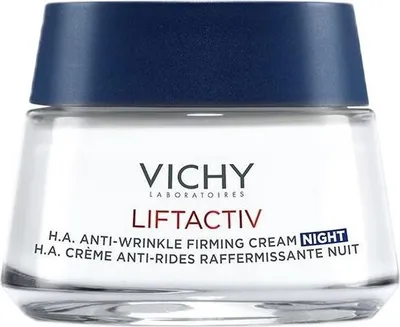 A jar of Vichy Liftactiv Night Cream.