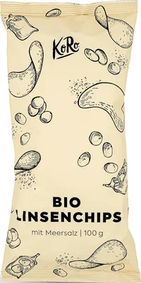 Produktbild von KoRo | Linsenchips mit Meersalz 100 g