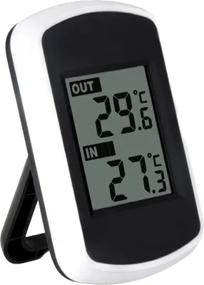 Obrázok produktu pre Digitálny bezdrôtový LCD teplomer pre vnútorné aj vonkajšie použitie, meranie teploty, tester okolitého počasia, vlhkomer, vnútorný teplomer