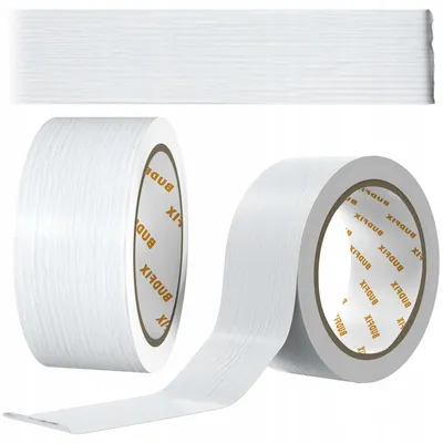 Produktbild von Budfix Gewebe-Reparaturband weiß stark 50mm 50m