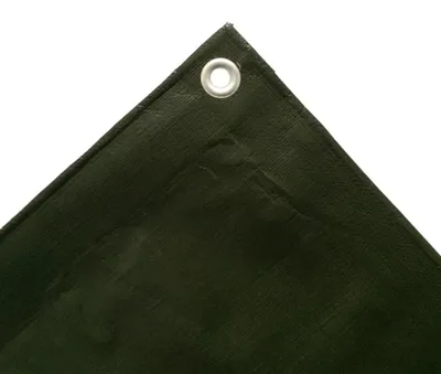 Immagine prodotto di PolyTarp 210 PE-Abdeckplane (Farbe Grün, 1,5 x 6 m, 13 mm Ösen im Rand) 431506