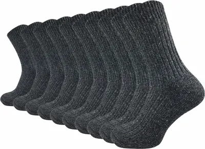 Produktbild von Gawilo  Warme & gepolsterte Norwegersocken Herren (10 Paar), Schwarz / 51 - 54