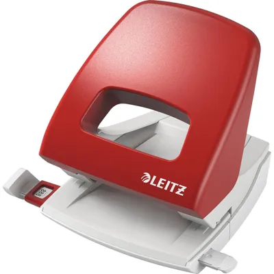 Image de Perforateur de bureau Leitz 5005-00-25 NeXXt - 25 feuilles, rouge