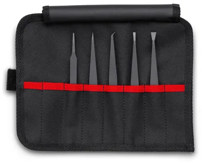 Productafbeelding van KNIPEX Set kunststof pincetten, ESD, 5-delig