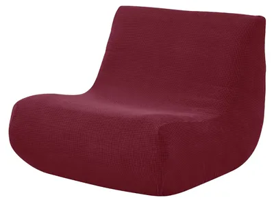 Productafbeelding van Elastische Jacquard Sofa Cover voor 1-Zits Meubel Bordeaux