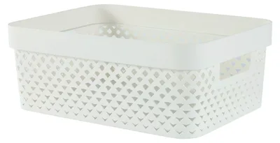 Image de Boîte de rangement Pure, couleur beige, 11 litres