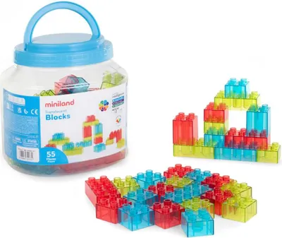 Image de Miniland Lightpad - Jouet éducatif de construction transparent