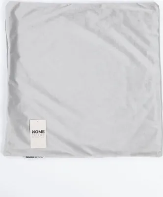 Obrázek produktu pro HOME DELUXE Sametový povlak na polštář COUSHY s výplní – šedý I Povlak na polštář