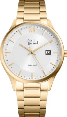 Productafbeelding van Herenhorloge Pierre Ricaud P97262.1163Q, goudkleurig