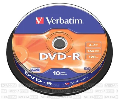 Produktbild von VERBATIM DVD-R AZO 4.7GB 16x 10er Spindel