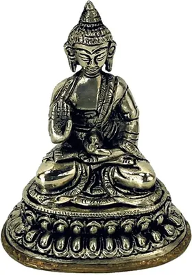 Zdjęcie produktu dla Budda Amoghasiddhi - Miniatura -- 330 g; 10 cm