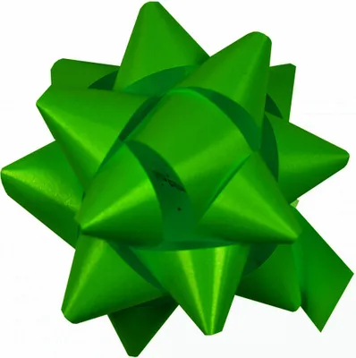 Produktbild von 10 Geschenkschleifen Rosetten 8cm , Farbe:grün