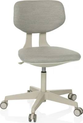 Produktbild von hjh OFFICE Kinderdrehstuhl KID CLASSIC Schreibtischstuhl für Kinder höhenverstellbar ohne Armlehnen Stoff
