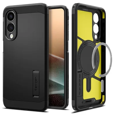 Obrázok produktu pre Spigen Tough Armor AI (MagFit), Ochranný obal, Samsung, Galaxy S25 Edge, 17 cm (6.7"), Čierna