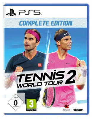 Produktbild von NACON Tennis World Tour 2, PlayStation 5, Multiplayer-Modus, E (Jeder)