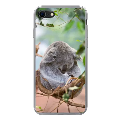 Produktbild von MuchoWow® Handyhülle Schutzhülle Hülle für iPhone 8 Koala - Zweige - Kinder - Jungen - Mädchen Silikon Softcase Handy Hülle - Schutzhaube