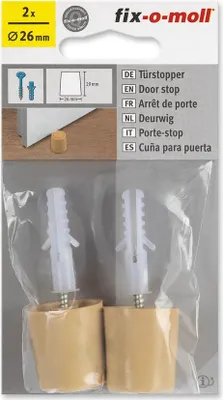 Produktbild von Türstopper fix-o-moll rund 26 mm beige