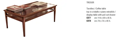Produktbild von Couchtisch Tisch Beistelltisch Design Wohnzimmer Holz Kaffee Couch Italienische