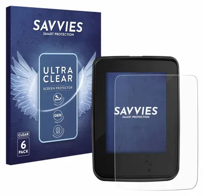 Produktbild von 6x Für Giant RideDash Evo Schutzfolie Savvies Displayschutz Display Schutz Folie Klar Transparent
